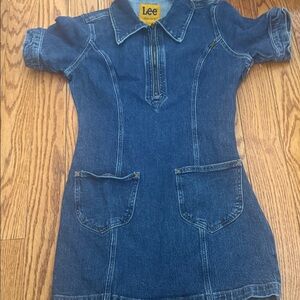 Lee Indigo Denim Mini Dress